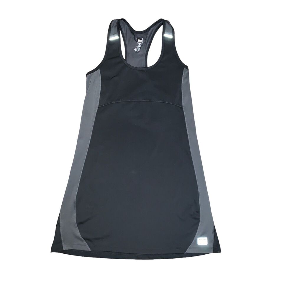 REI, Women's Active Tennis Outdoors Mini Dress, Black & Gray, Medium, Used